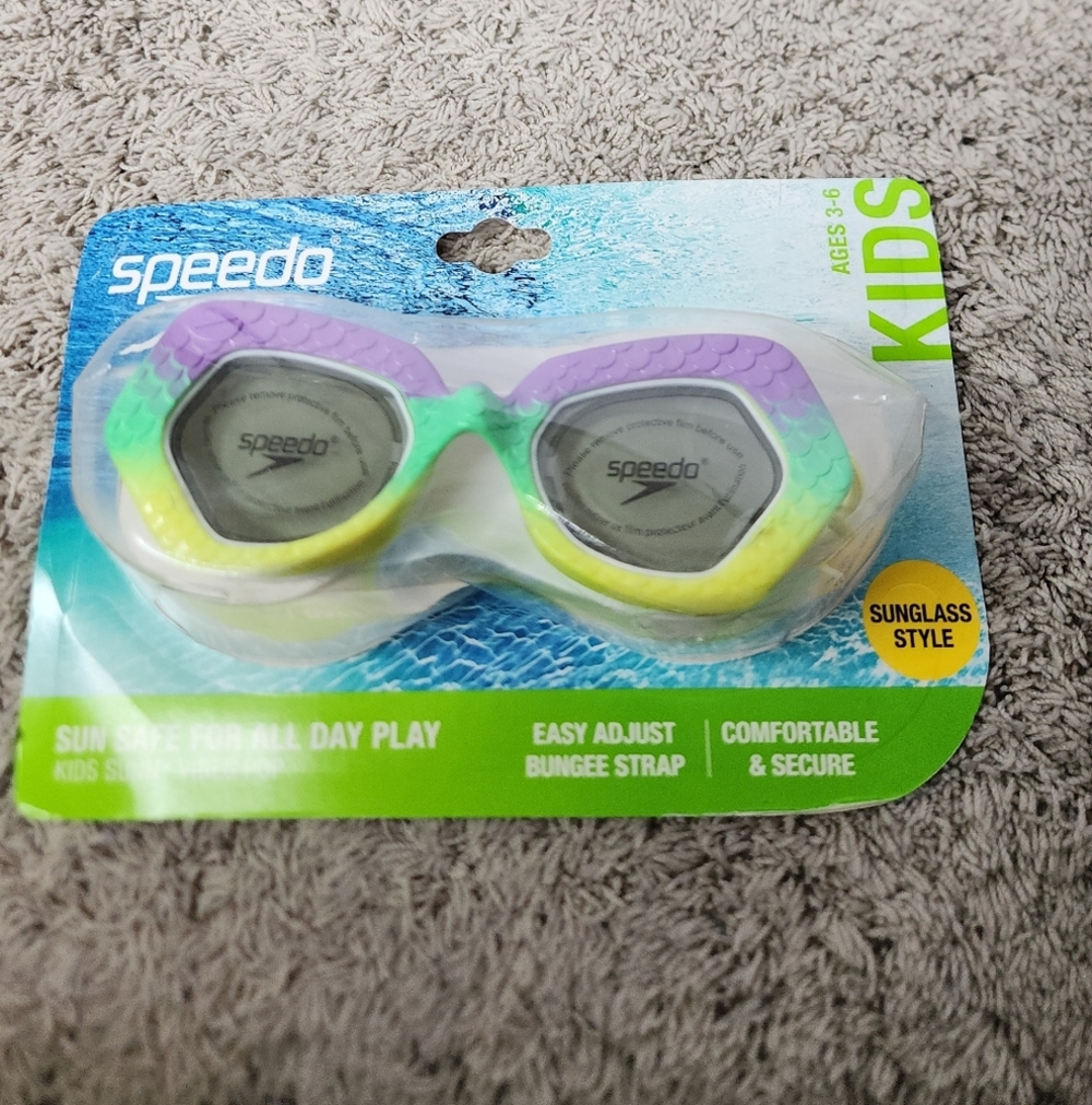 Speedo Kids Sunny Vibes Pop Swim Goggles Kids 3 To 6
